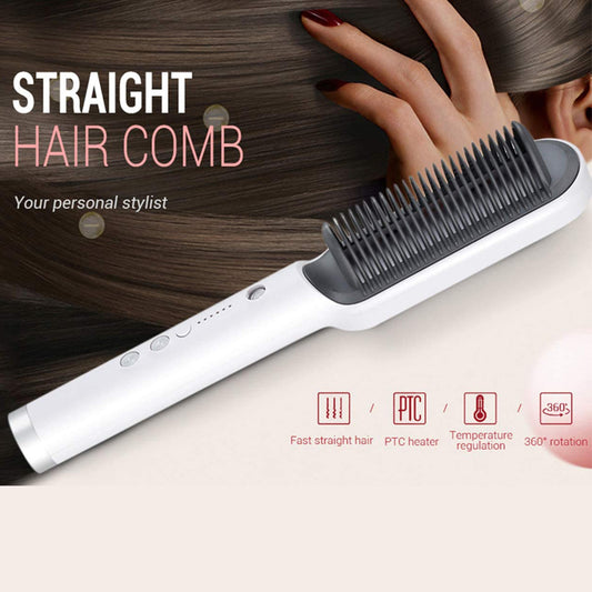 Electric Hair Straightener Brush