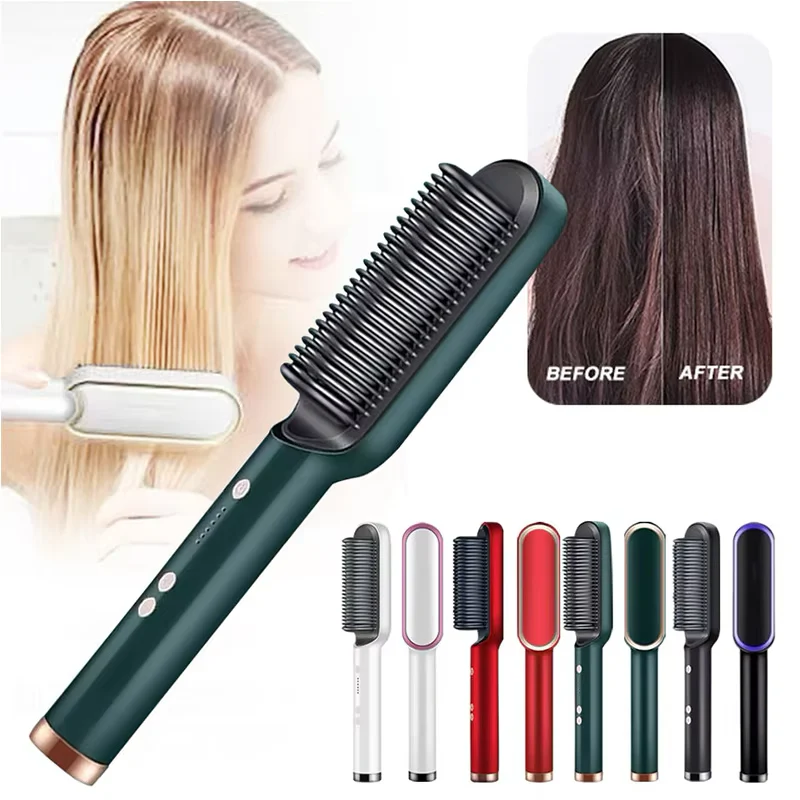Electric Hair Straightener Brush