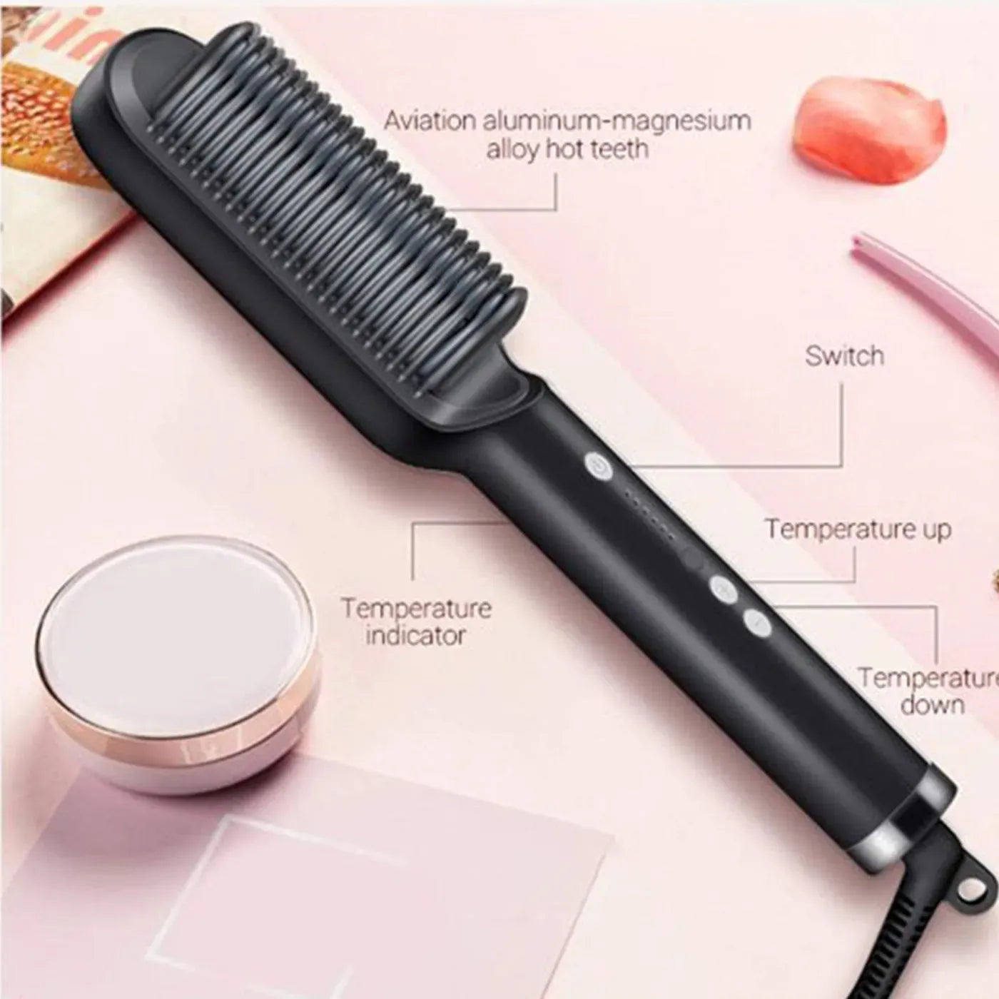 Electric Hair Straightener Brush
